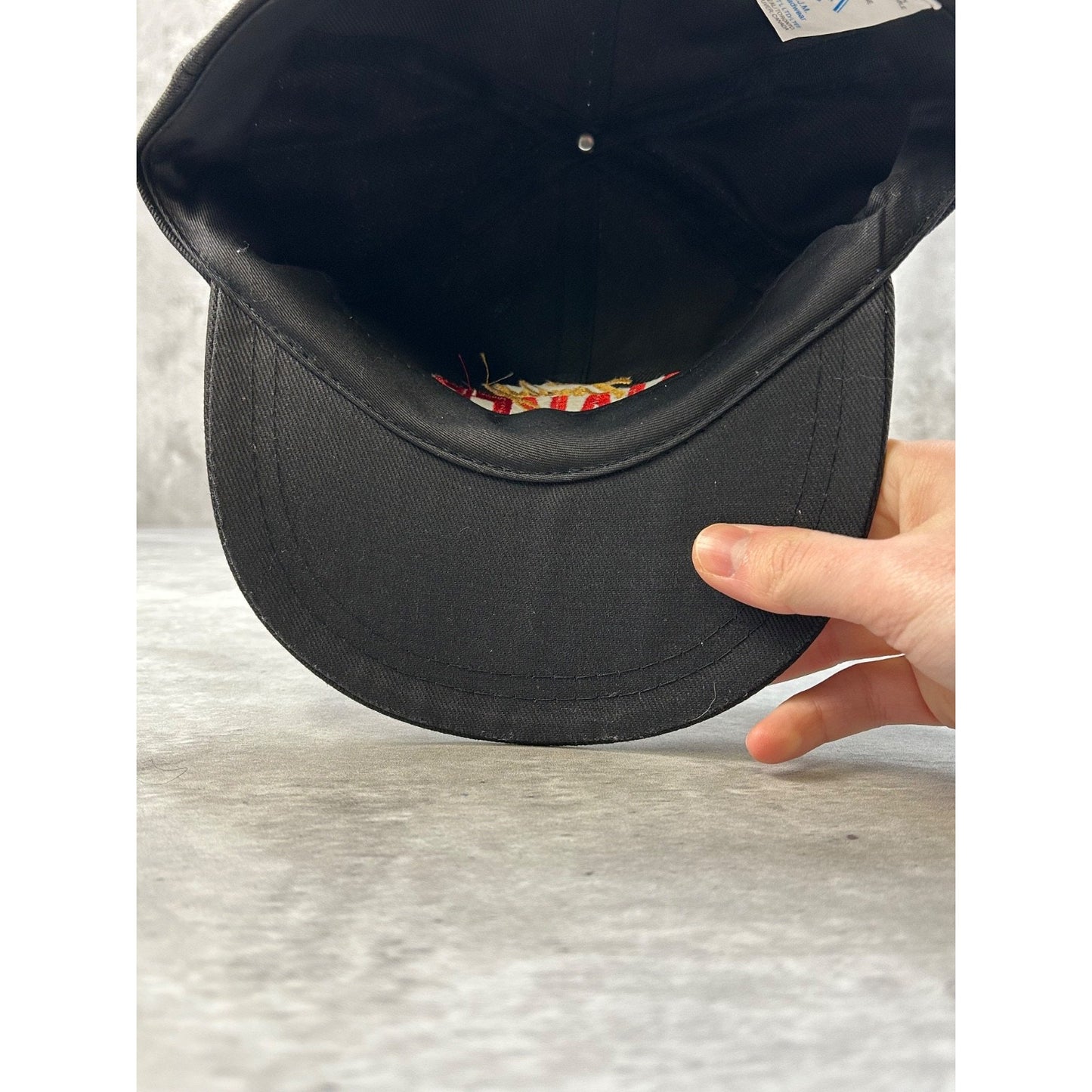 Vintage 90s Truly Naked Embroidered Spellout Drink Promo Strapback Hat OSFA