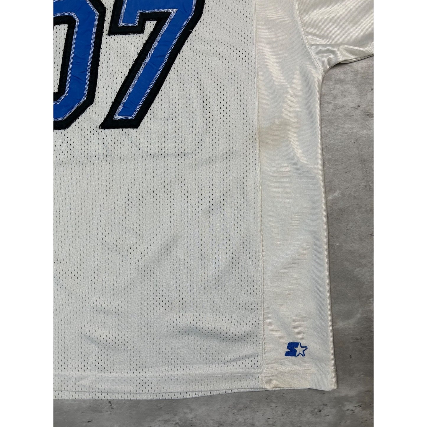 Vintage 90s Starter #07 Stitched Two Tone Football Jersey Size Medium