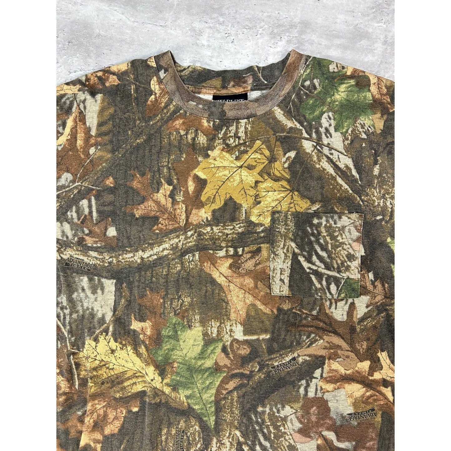 Vintage Advantage Timber Tree Camo Hunting Long Sleeve T-Shirt Size XL