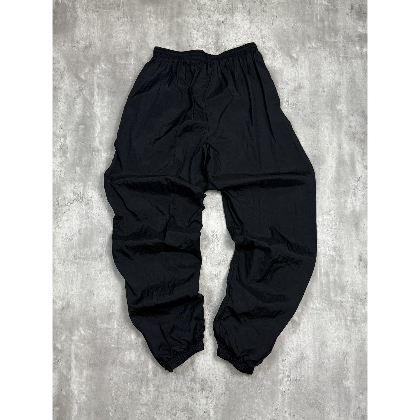 Vintage 90s Nike Tonal Embroidered Swoosh Nylon Track Pants Size Large