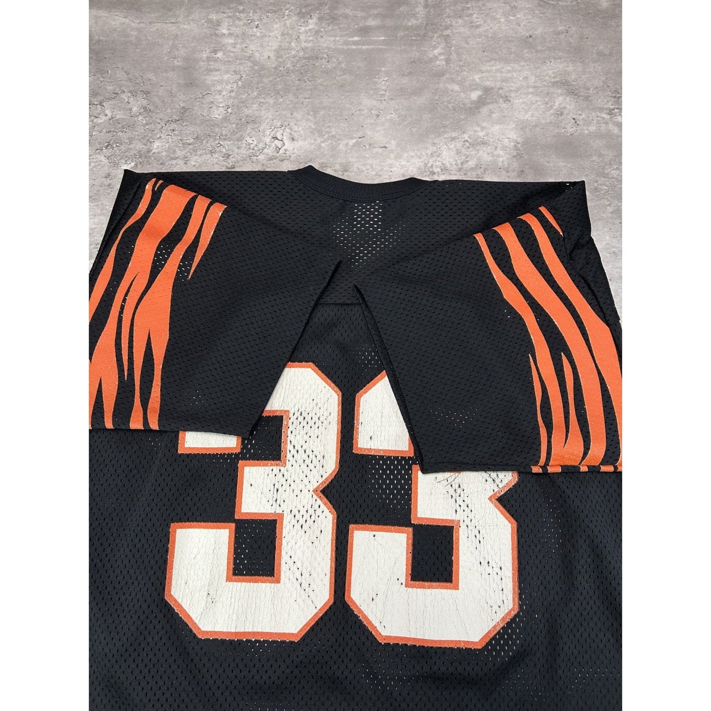 Vintage 90s David Fulcher #33 Cincinnati Bengals NFL Logo 7 Jersey Size XL
