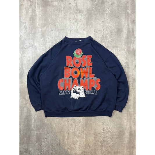 Vintage 1995 Penn State Nittany Lions NCAA Rose Bowl Champs Sweatshirt Size XL