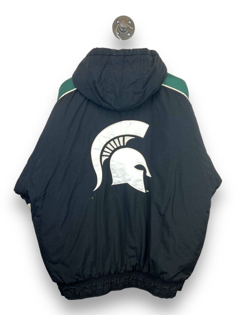 Vintage 90s Michigan State Spartans NCAA Starter Insulated Jacket Size Medium