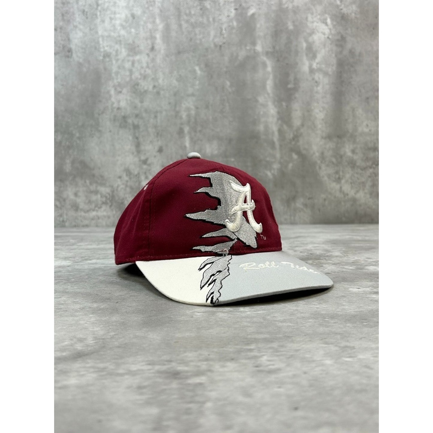 Vintage 90s Alabama Crimson Tide NCAA Embroidered Logo Snapback Hat OSFA