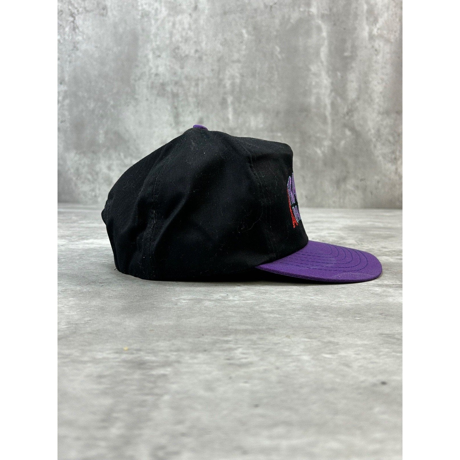 Vintage 90s Paris France Embroidered Spellout Destination Snapback Hat OSFA