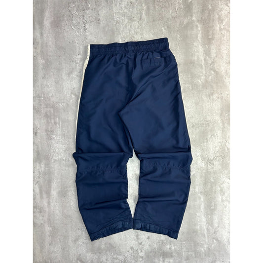 Vintage Y2K Nike Embroidered Logo Two Tone Nylon Track Pants Size Small