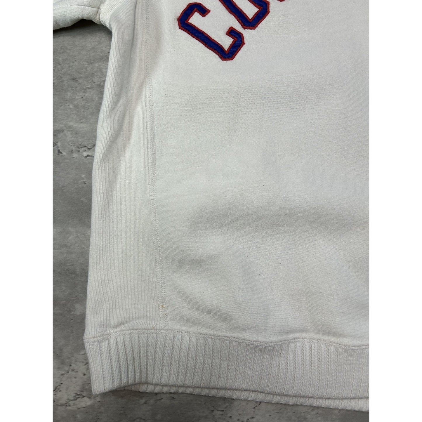 Vintage 90s Cooperstown Embroidered Arc Spellout Baseball Sweatshirt Size XL