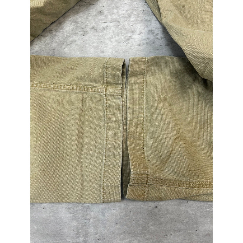 Carhartt Relaxed Fit Canvas Workwear Cargo Pants Size 38 Beige