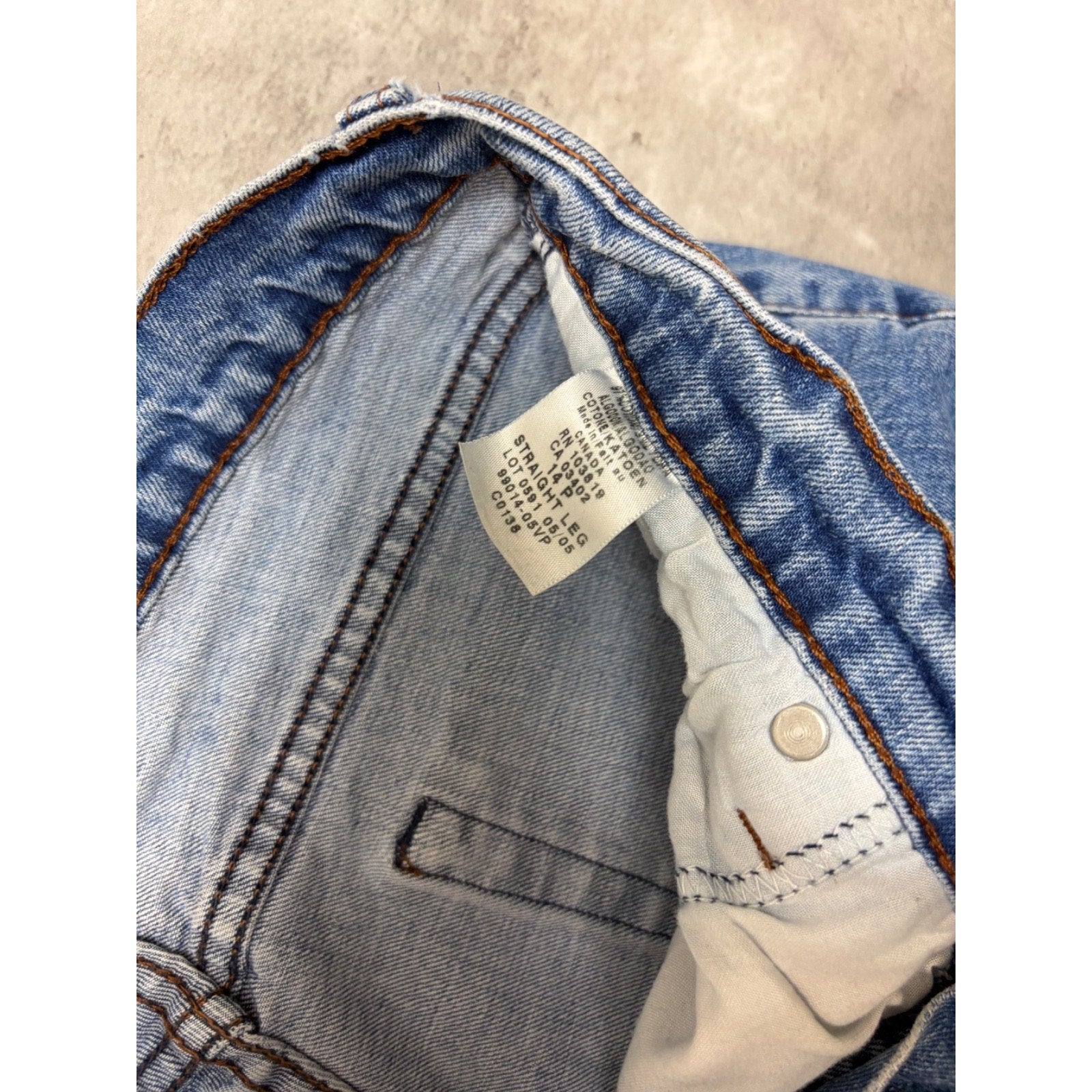 Vintage 90s Harley Davidson Medium Wash Denim Pants Size 33