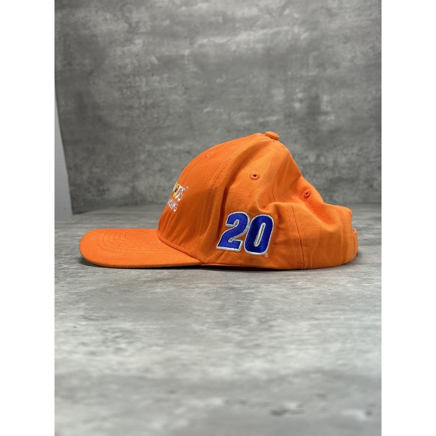 Vintage Tide Racing Embroidered Spellout Nascar Strapback Hat OSFA