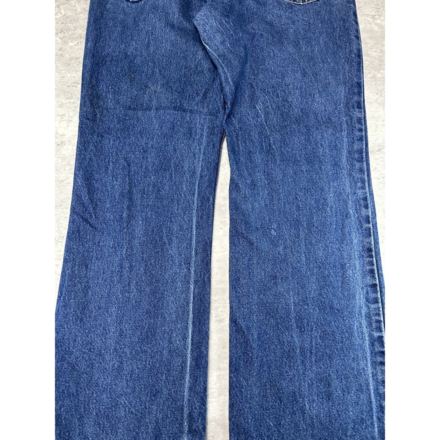 Vintage 90s Levis Red Tab 517 Dark Wash Denim Pants Size 34 Blue