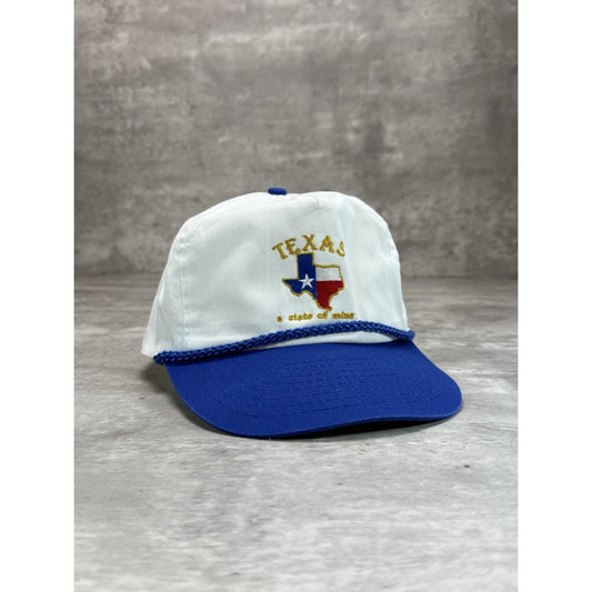 Vintage 90s Texas Embroidered State Destination Snapback Hat OSFA