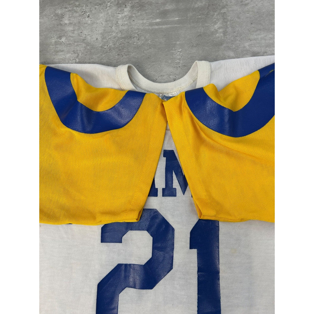 Vintage 70s/80s Los Angeles Rams #21 NFL Football Jersey Size XL