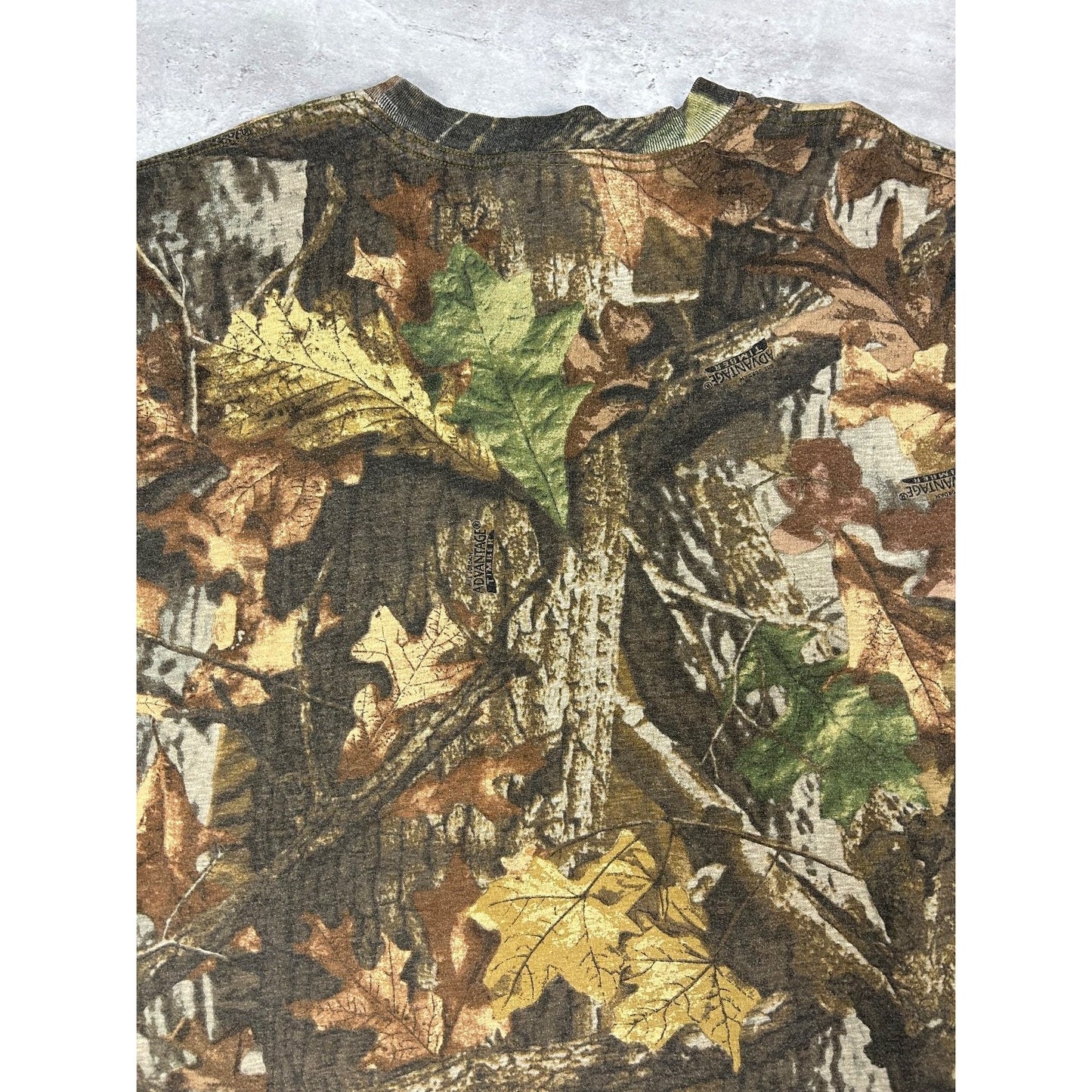 Vintage Advantage Timber Tree Camo Hunting Long Sleeve T-Shirt Size XL