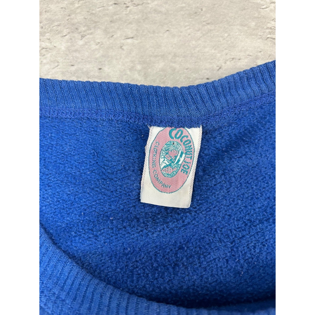 Vintage 80s/90s Flamingo Lifeguard Cartoon Graphic Sweatshirt Size XL