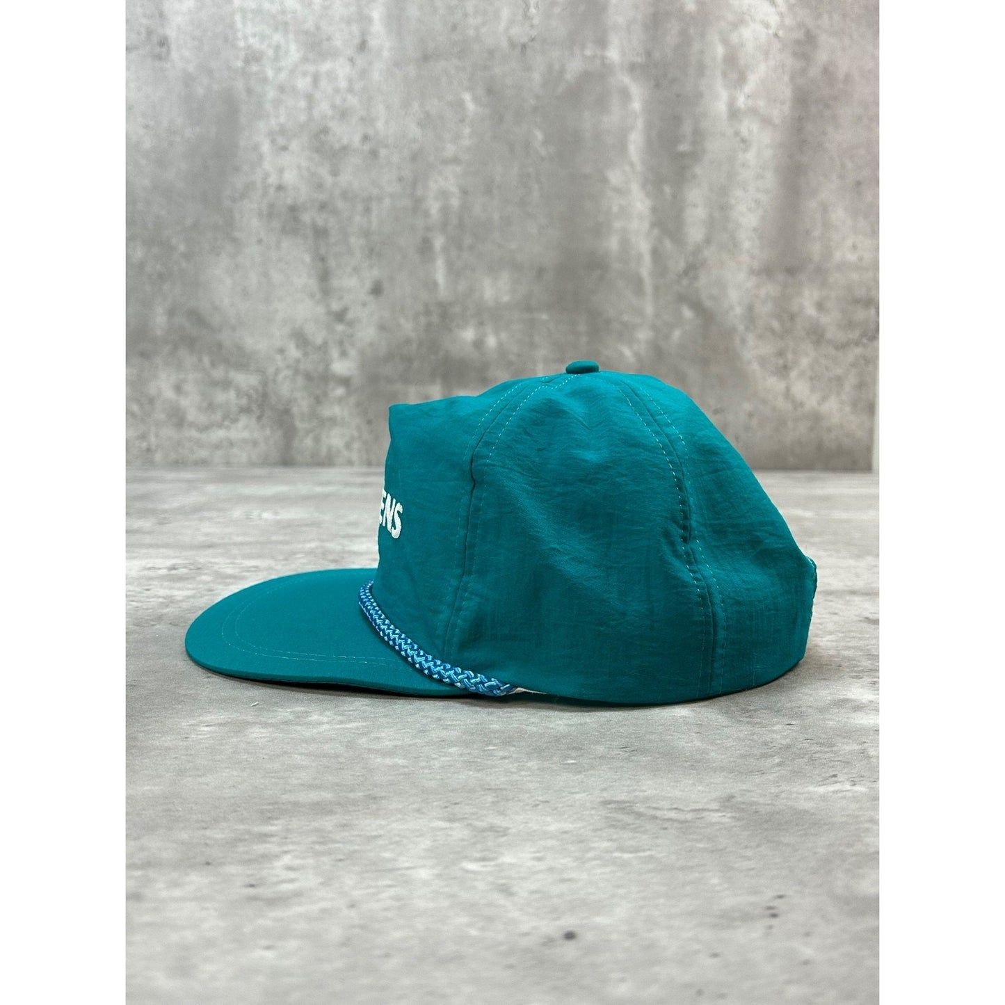 Vintage 90s Siemens Graphic Spellout Nylon Snapback Hat OSFA