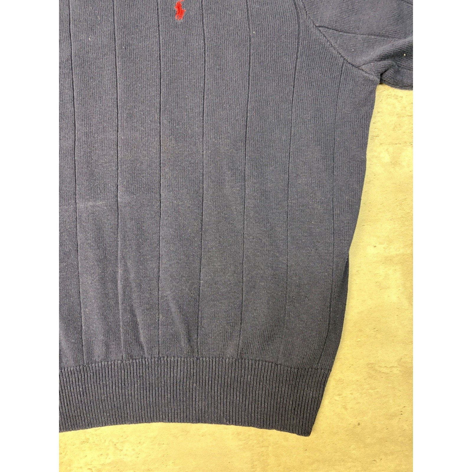 Vintage Polo Ralph Lauren Embroidered Pony Pullover Knit Sweater Size XL
