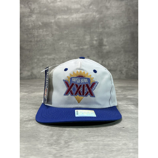 Vintage 1995 Super Bowl XXIX 49ers Vs Chargers NFL Embroidered Snapback Hat OSFA