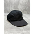 Vintage 80s/90s Blank Black Snapback Hat OSFA