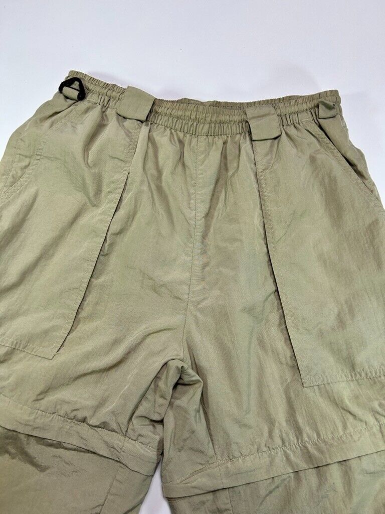 Vintage World Wide Sports Man Nylon Lightweight Convertible Fishing Pants Medium