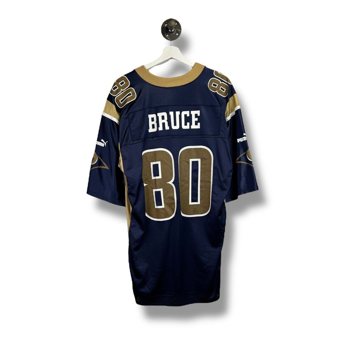 Vintage Issac Bruce #80 St.Louis Rams NFL Puma Football Jersey Size Large