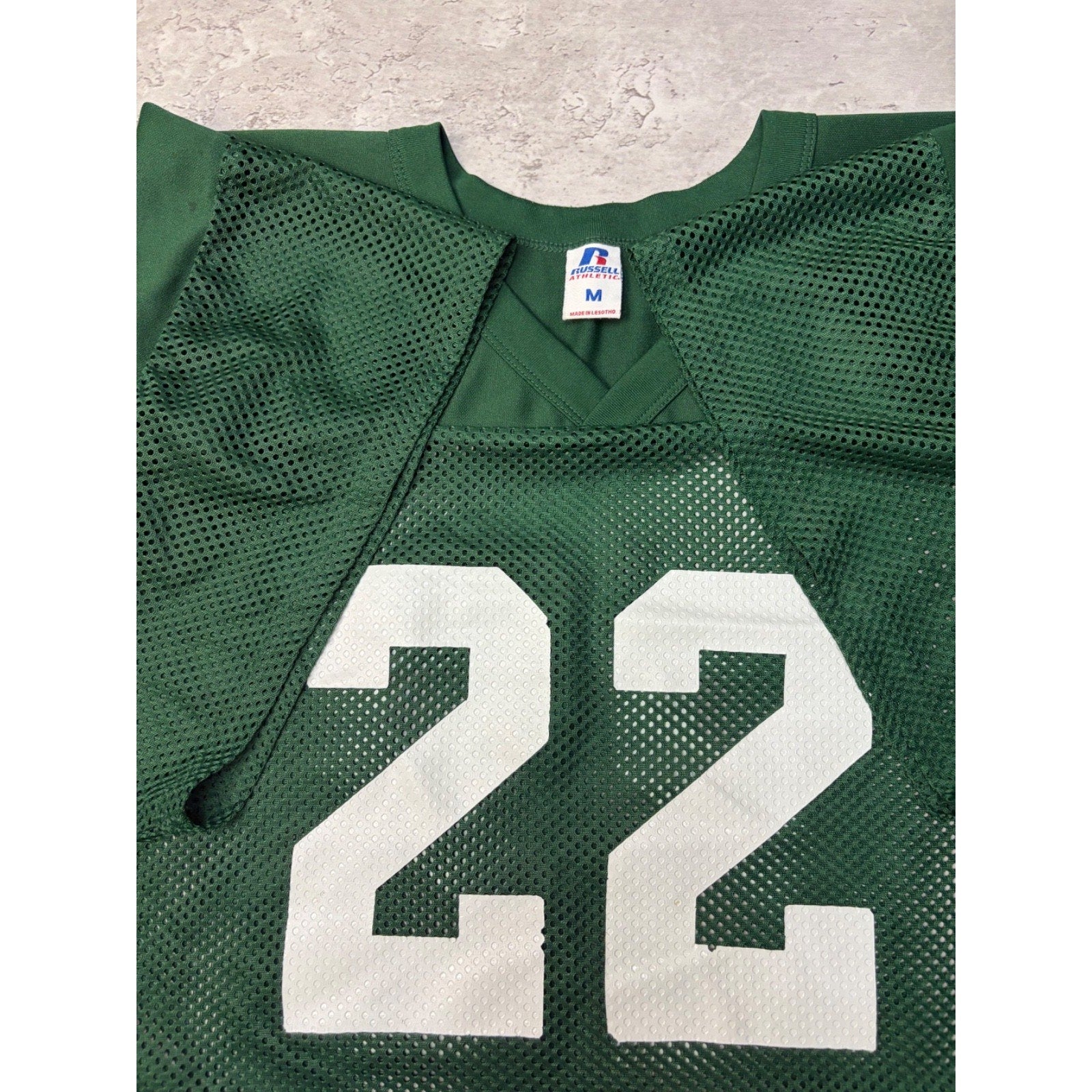 Vintage #22 Russell Athletic Mesh Football Jersey Size Medium