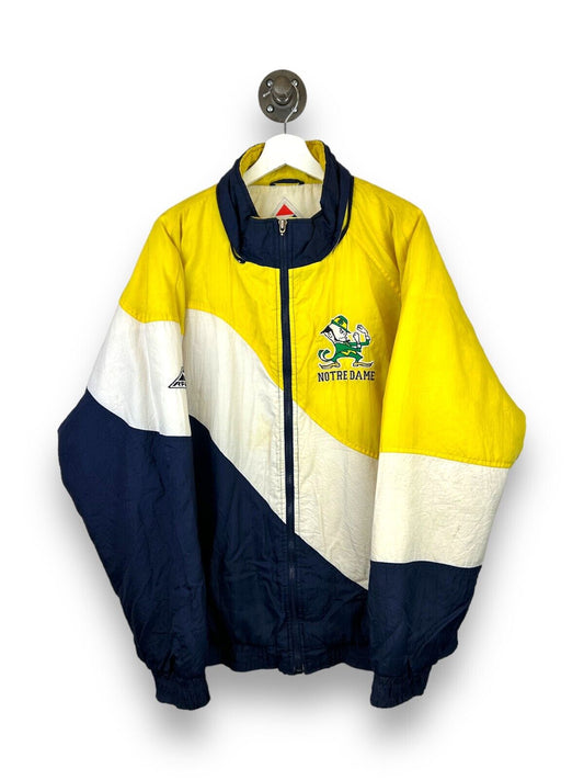 Vintage 90s Notre Dame Fighting Irish Apex One Insulated Jacket Size XL