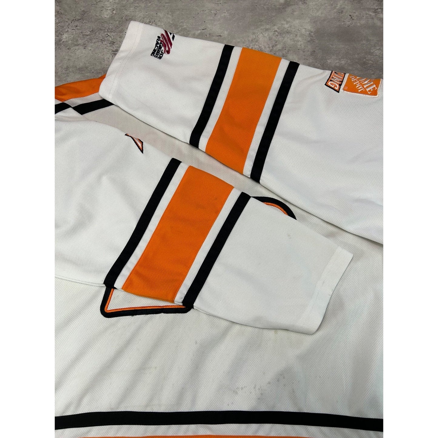 Vintage Tony Stewart #20 Home Depot Racing Nascar Hockey Jersey Size XL