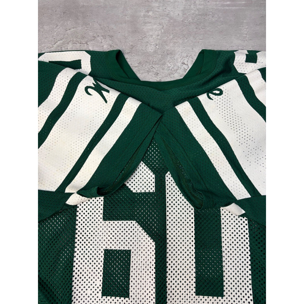 Vintage 80s/90s Tulane Wave #60 NCAA Loose Mesh Warm Up Football Jersey Size XL