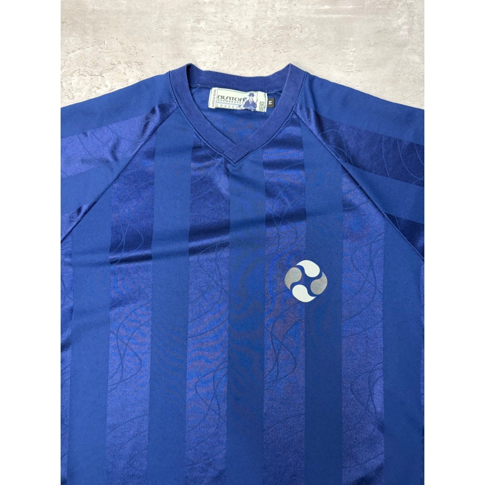 Vintage 90s Burton Snowboards Graphic Logo Long Sleeve Jersey Size Medium