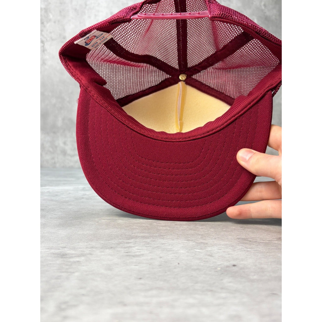 Vintage Best Transit Mix Concrete Truck Graphic Trucker Snapback Hat OSFA