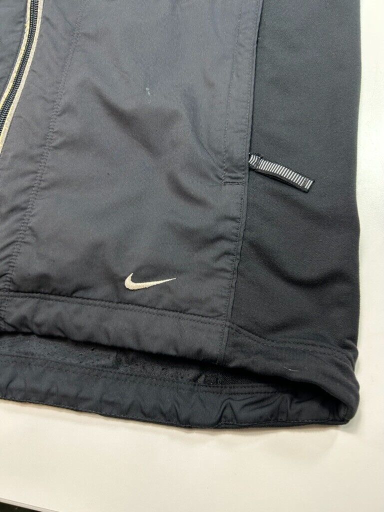 Vintage Y2K Nike Multi Pocket Nylon Full Zip Windbreaker Jacket Size Small