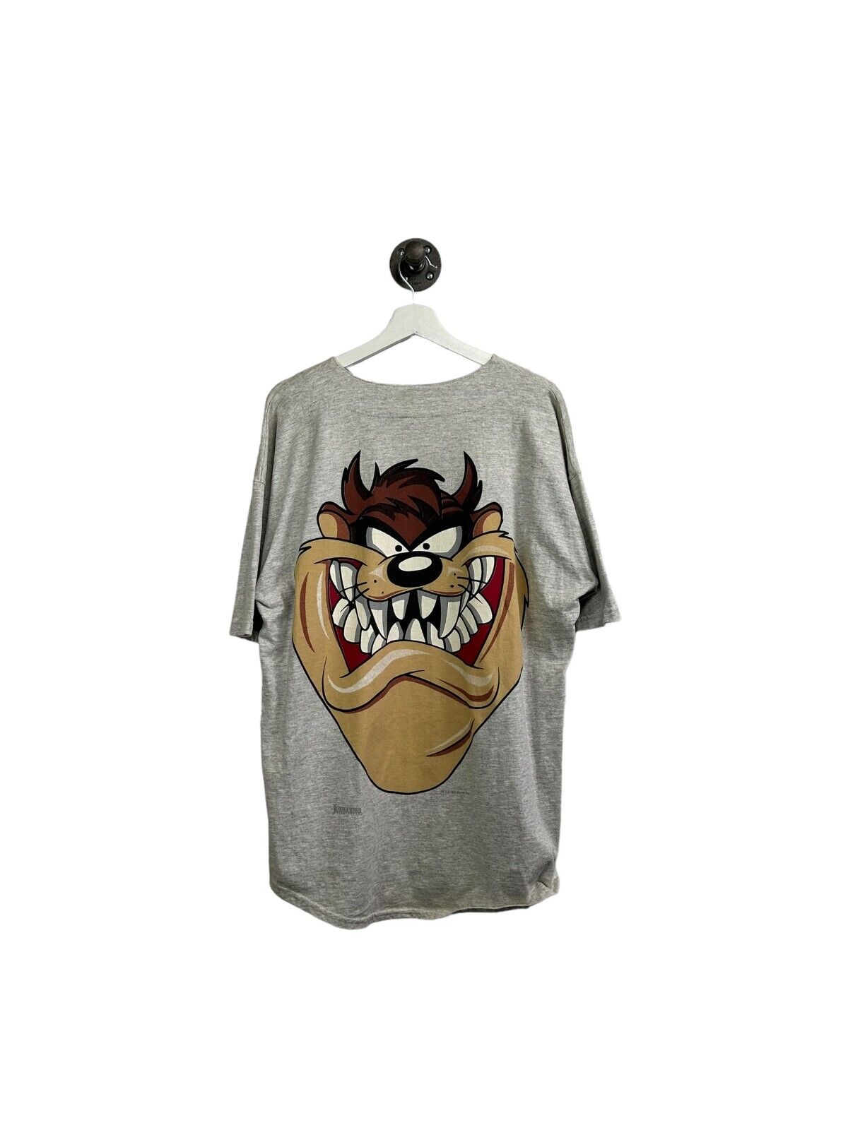 Vintage 1993 Looney Tunes Tasmanian Devil Big Graphic Baseball Jersey Sz Large