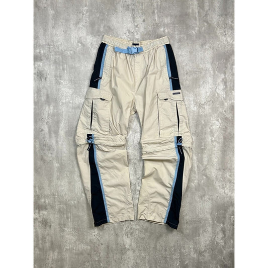 Vintage 2000s B.U.M Equipment Baggy Fit Convertible Nylon Track Pants Sz Medium