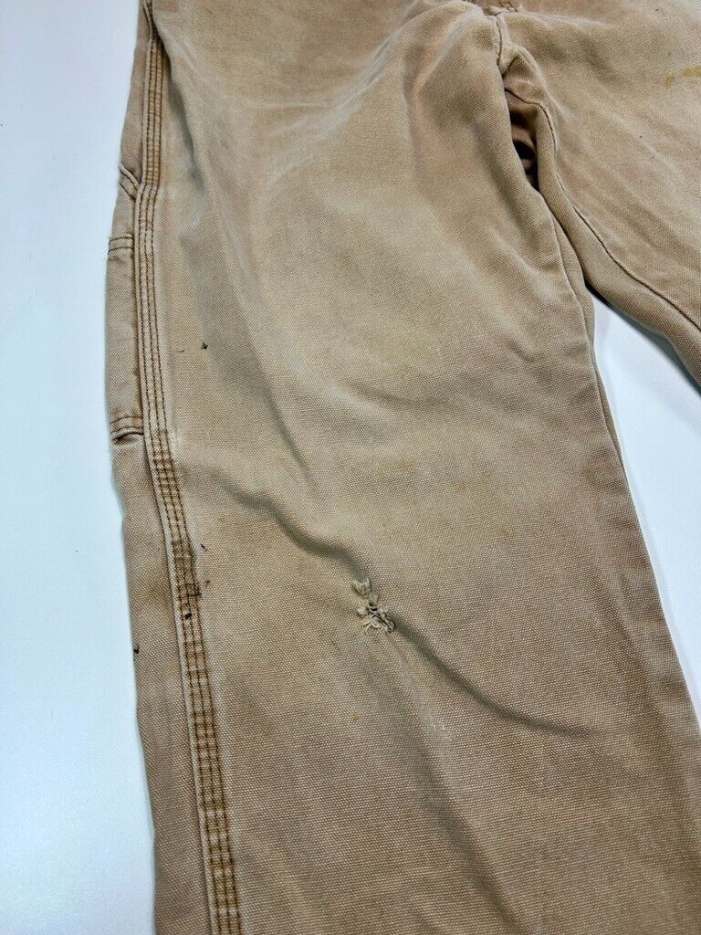 Dickies Canvas Workwear Carpenter Pants Size 33 Beige