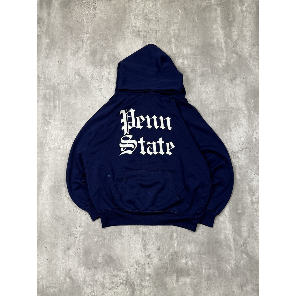 Vintage 80s/90s Penn State Nittany Lions NCAA Hooded Sweatshirt Size Large