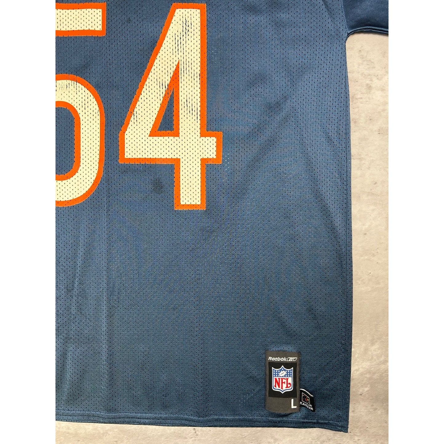 Vintage Brian Urlacher #54 Chicago Bears Reebok Football Jersey Size Large
