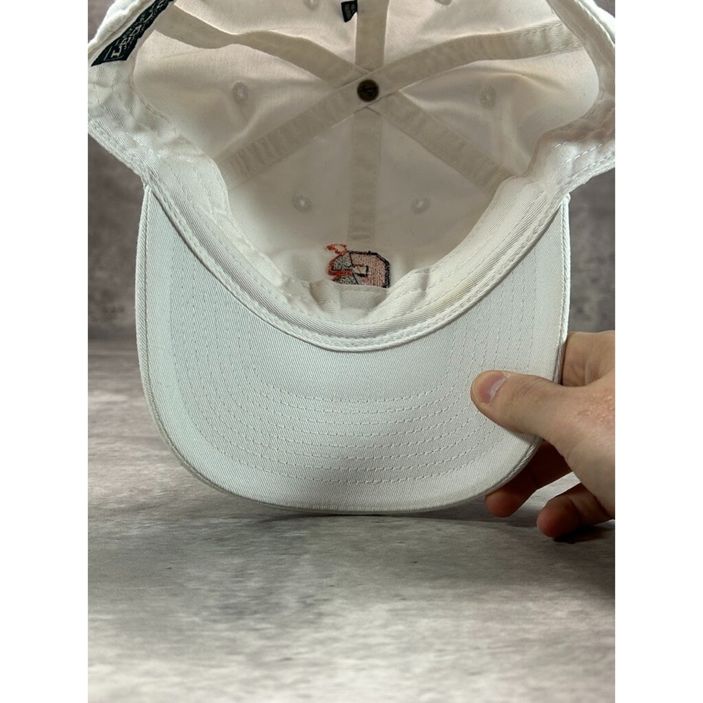 Vintage Syracuse Orangemen Lacrosse NCAA Embroidered Logo Strapback Hat OSFA