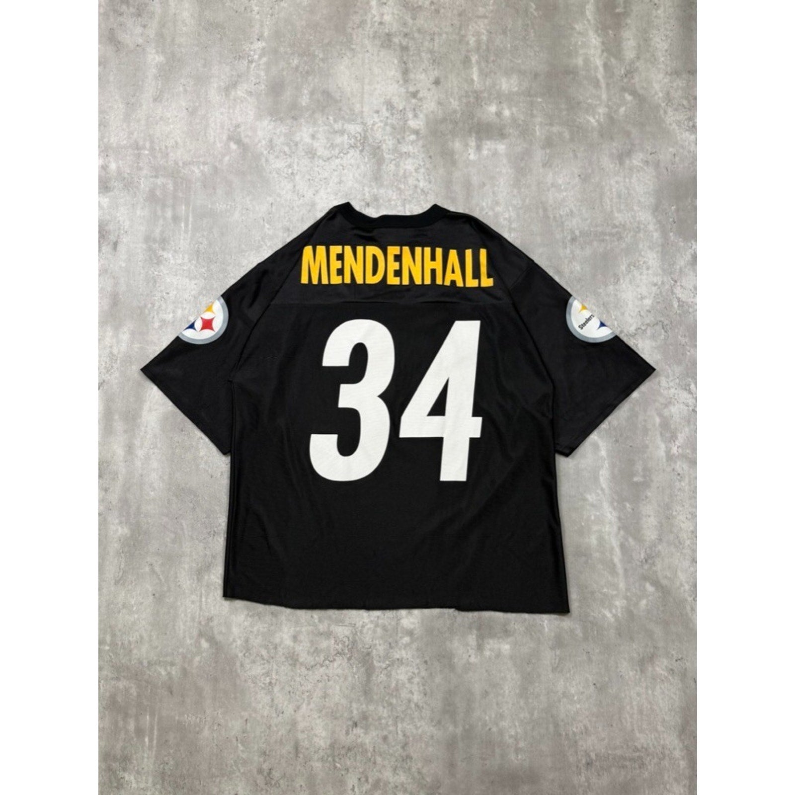 Rashard Mendenhall #34 Pittsburgh Steelers NFL Cropped Football Jersey Sz Medium