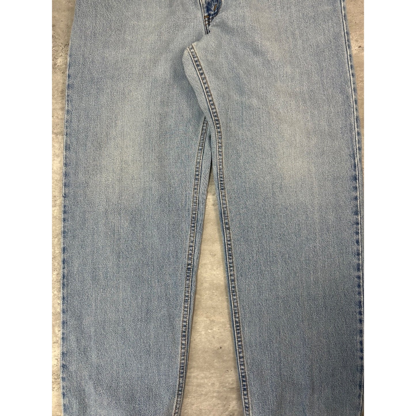 Vintage 90s Levis 550 Red Tab Light Wash Denim Pants Size 35 Blue