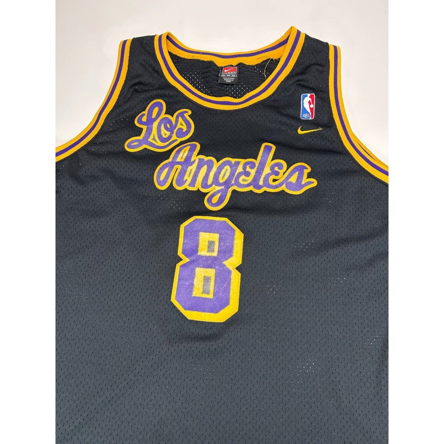 Vintage Kobe Bryant #8 Los Angles Lakers NBA Stitched Swingman Jersey Size 3XL