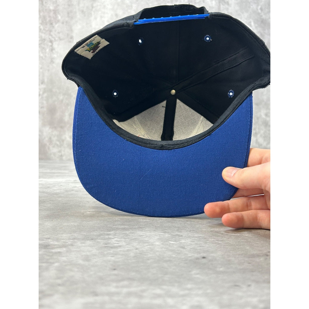 Vintage 90s X-Men Mutant U Wolverines Embroidered Comic Snapback Hat OSFA