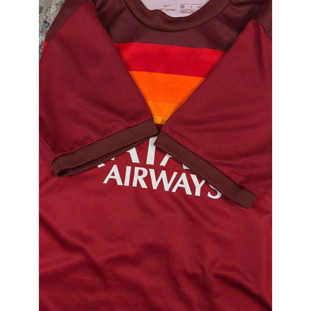 Vintage A.S. Roma Nike Embroidered Logo Soccer Jersey Size Small