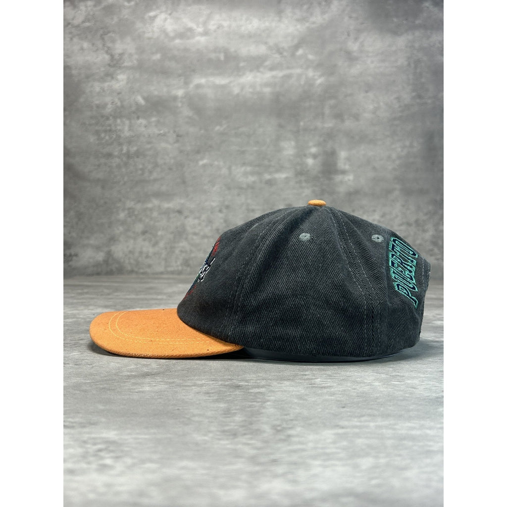 Vintage 90s Hard Rock Cafe Save The Planet Embroidered Snapback Hat OSFA