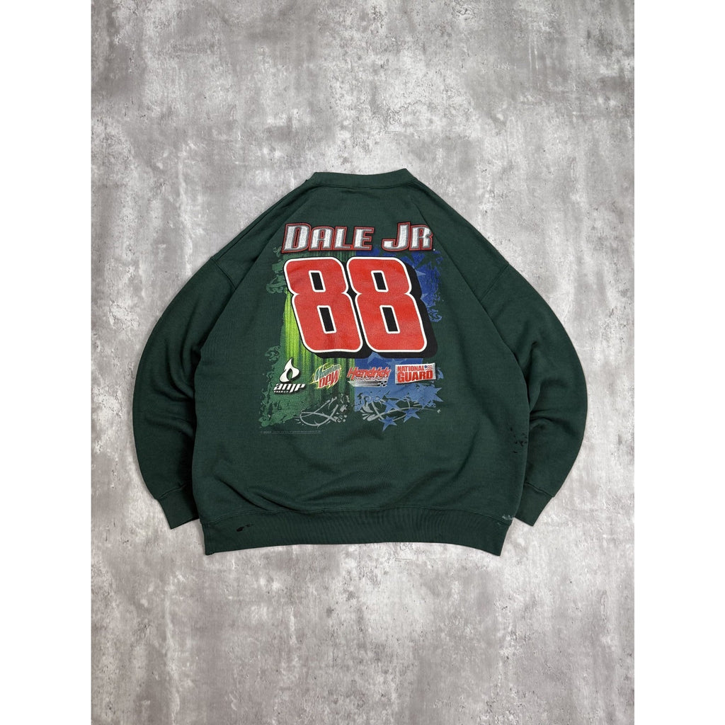 Vintage Dale Earnhardt Jr. #88 Nascar Racing Graphic Sweatshirt Size XL