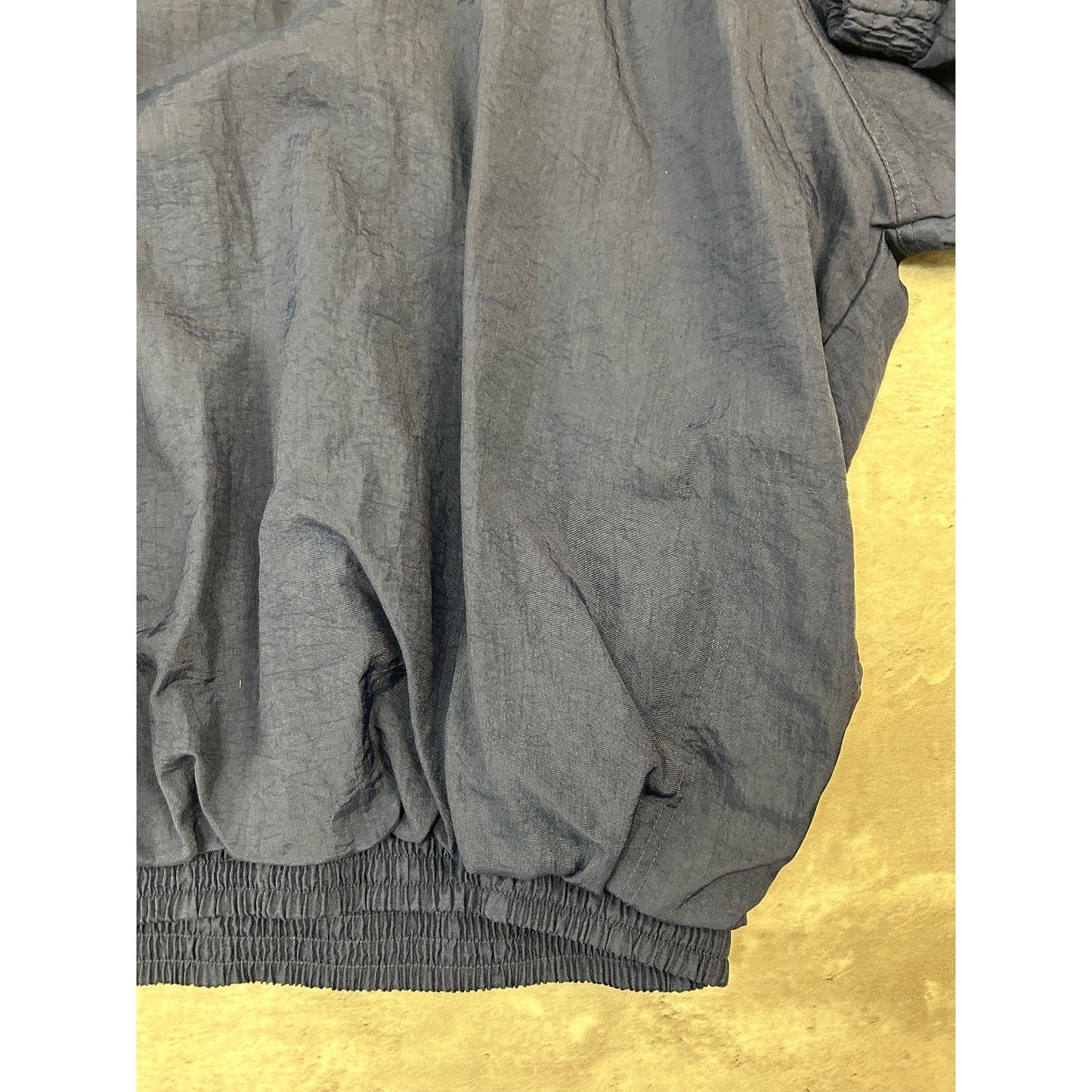 Vintage 90s Notre Dame FIghting Irish NCAA Nylon 1/2 Pullover Jacket Size XL