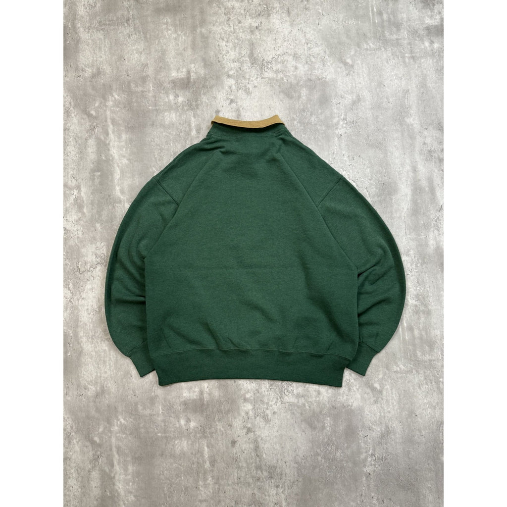 Vintage 90s Pikes Peak Embroidered Destination Collared Sweatshirt Size Large