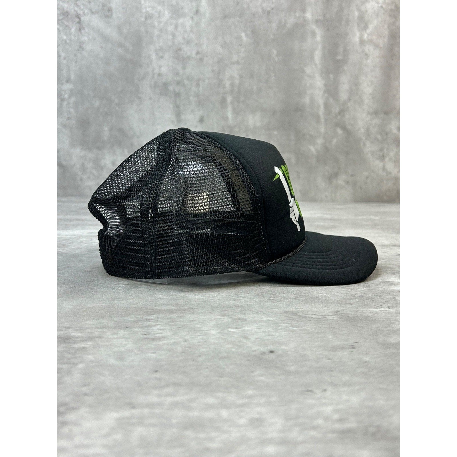 Vintage Green Day Idiot Club Rock Music Graphic Trucker Snapback Hat OSFA