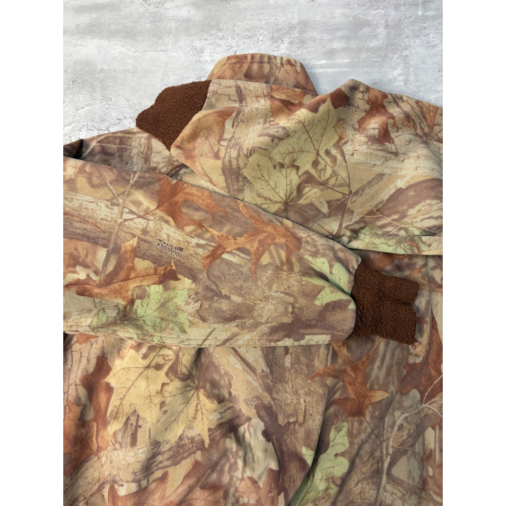 Vintage Woolrich Advantage Timber Camo Full Zip Bomber Jacket Size Medium