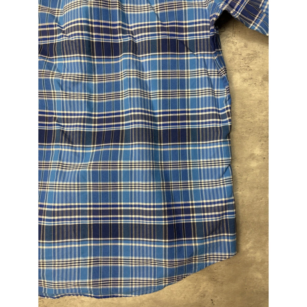 Vintage Polo Ralph Lauren Embroidered Pony Plaid Button Up Shirt Size XL